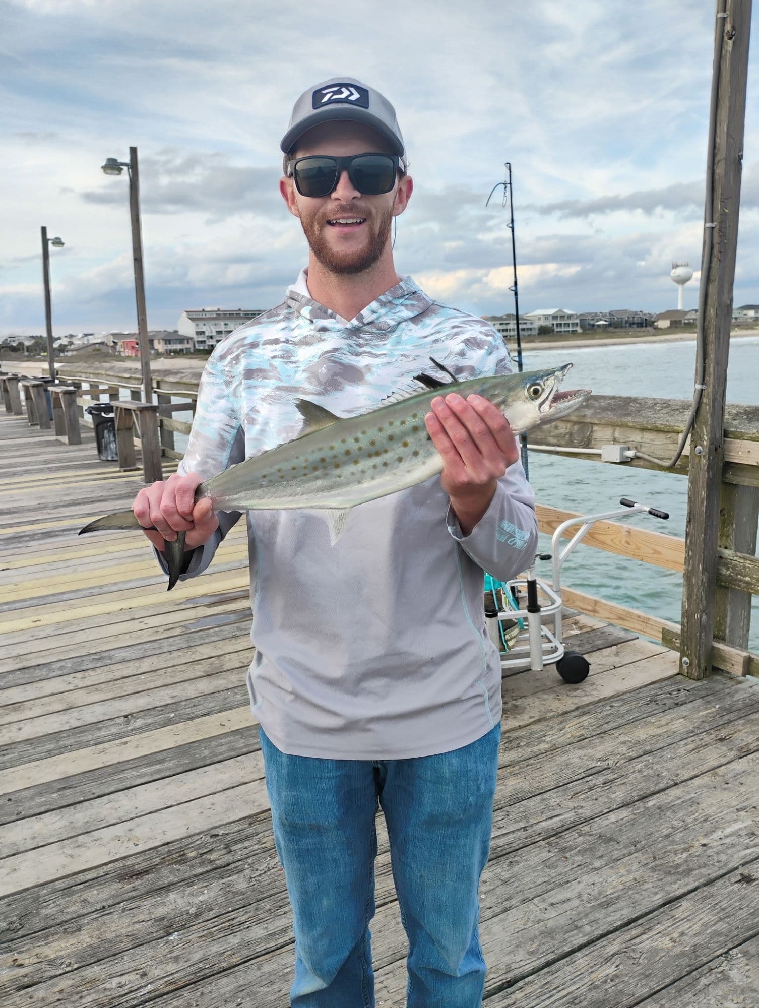 30April Evening Fishing report: They’re catching quite a few Spanish mackerel tonight on Got-Cha lures!